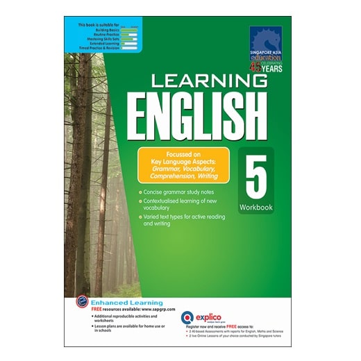 LEARNING ENGLISH WORKBOOK 5 | Pacific Bookstores