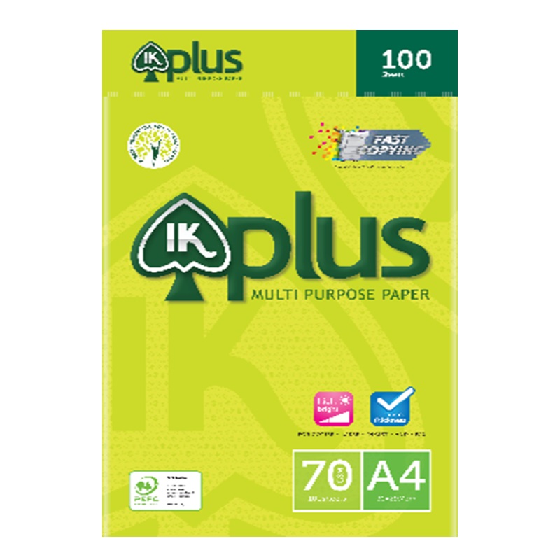 IK PLUS COPIER PAPER STUDENT PACK 70GSM A4 (100 SHEETS) | Pacific ...